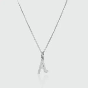 Audley Sterling Silver Alphabet Pendant