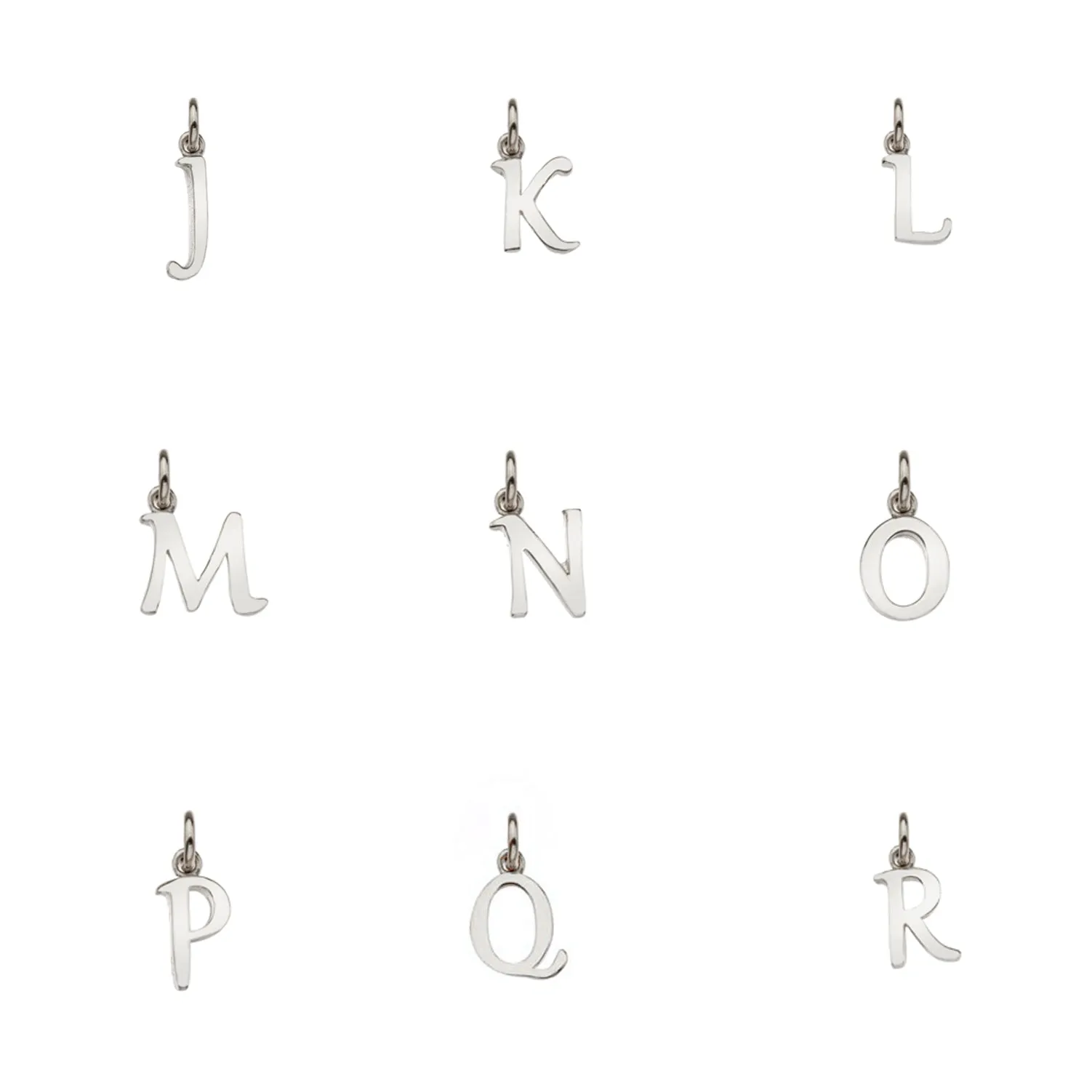 Audley Sterling Silver Alphabet Pendant