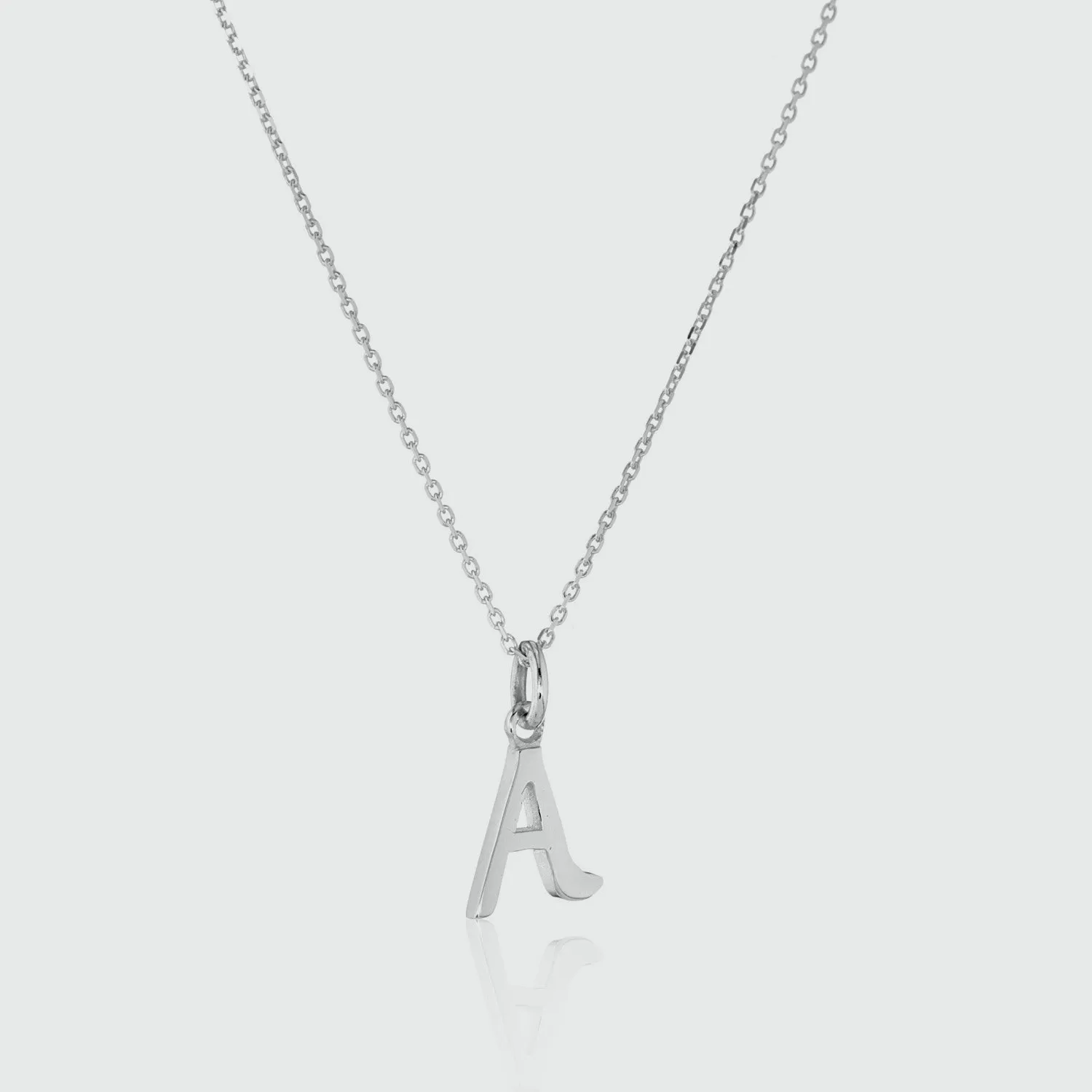 Audley Sterling Silver Alphabet Pendant
