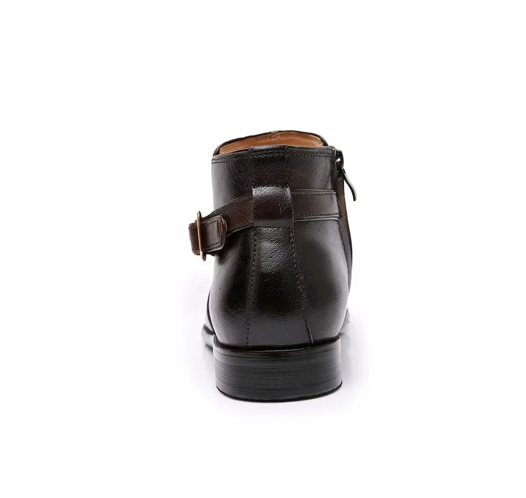 Classic Men's Round-Toe Ankle Boots