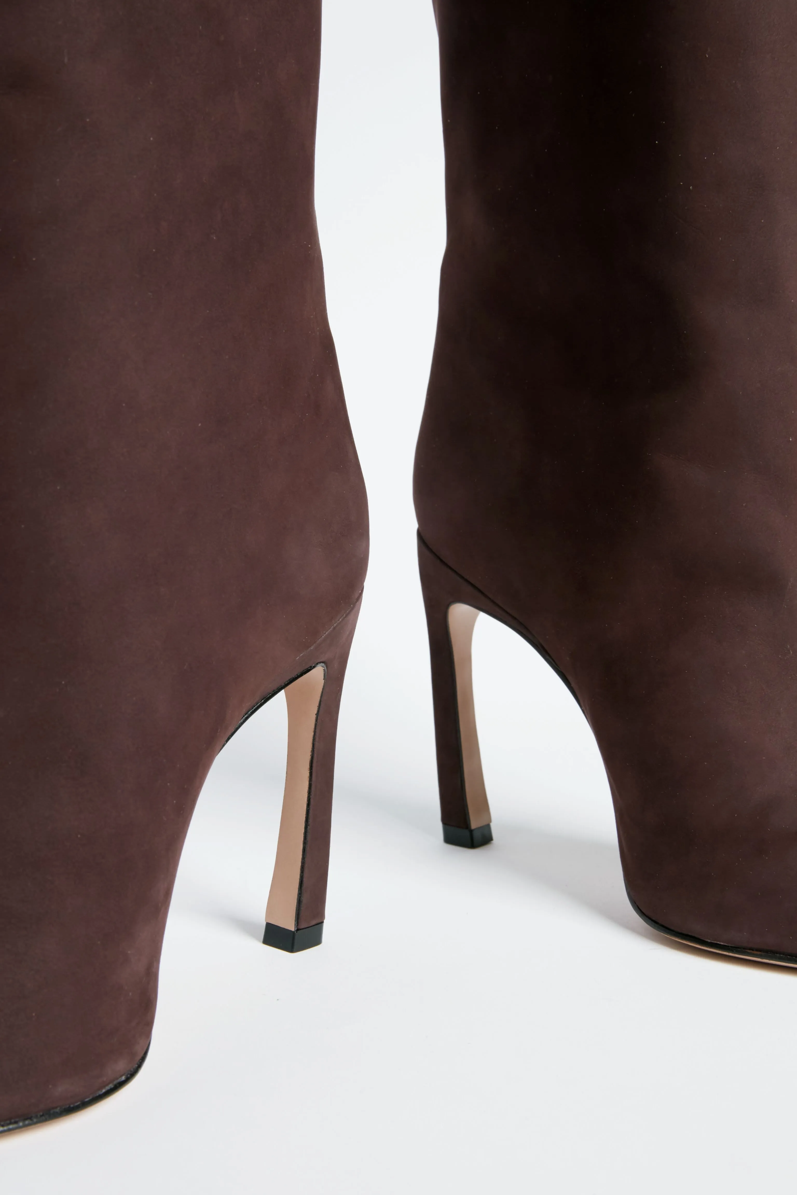 Dark Chocolate Maryana Sculpt Boots