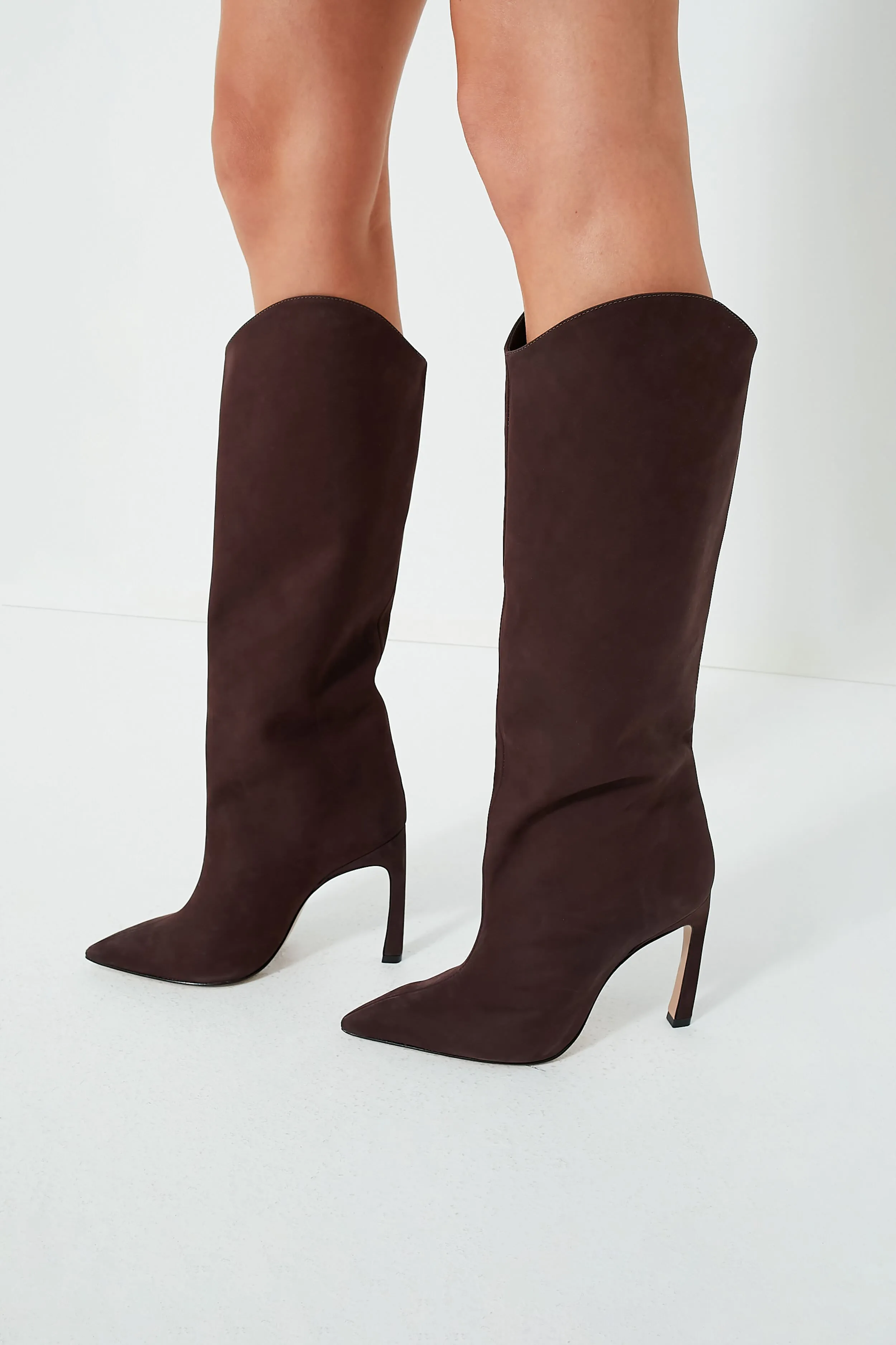 Dark Chocolate Maryana Sculpt Boots