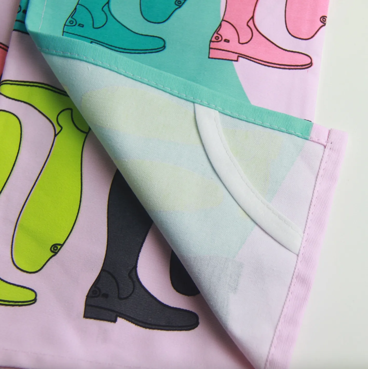 Dress Boots Tea Towel