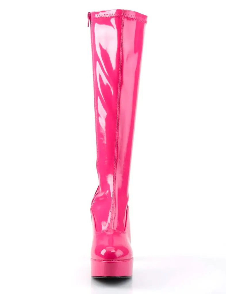 EXOTICA 2000 - HOT PINK STRETCH PATENT ✰ PRE ORDER ✰