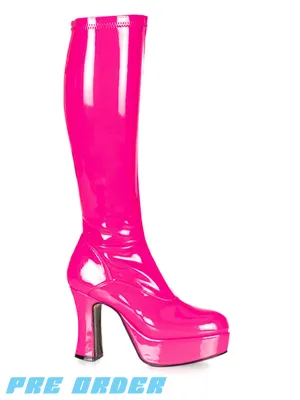 EXOTICA 2000 - HOT PINK STRETCH PATENT ✰ PRE ORDER ✰