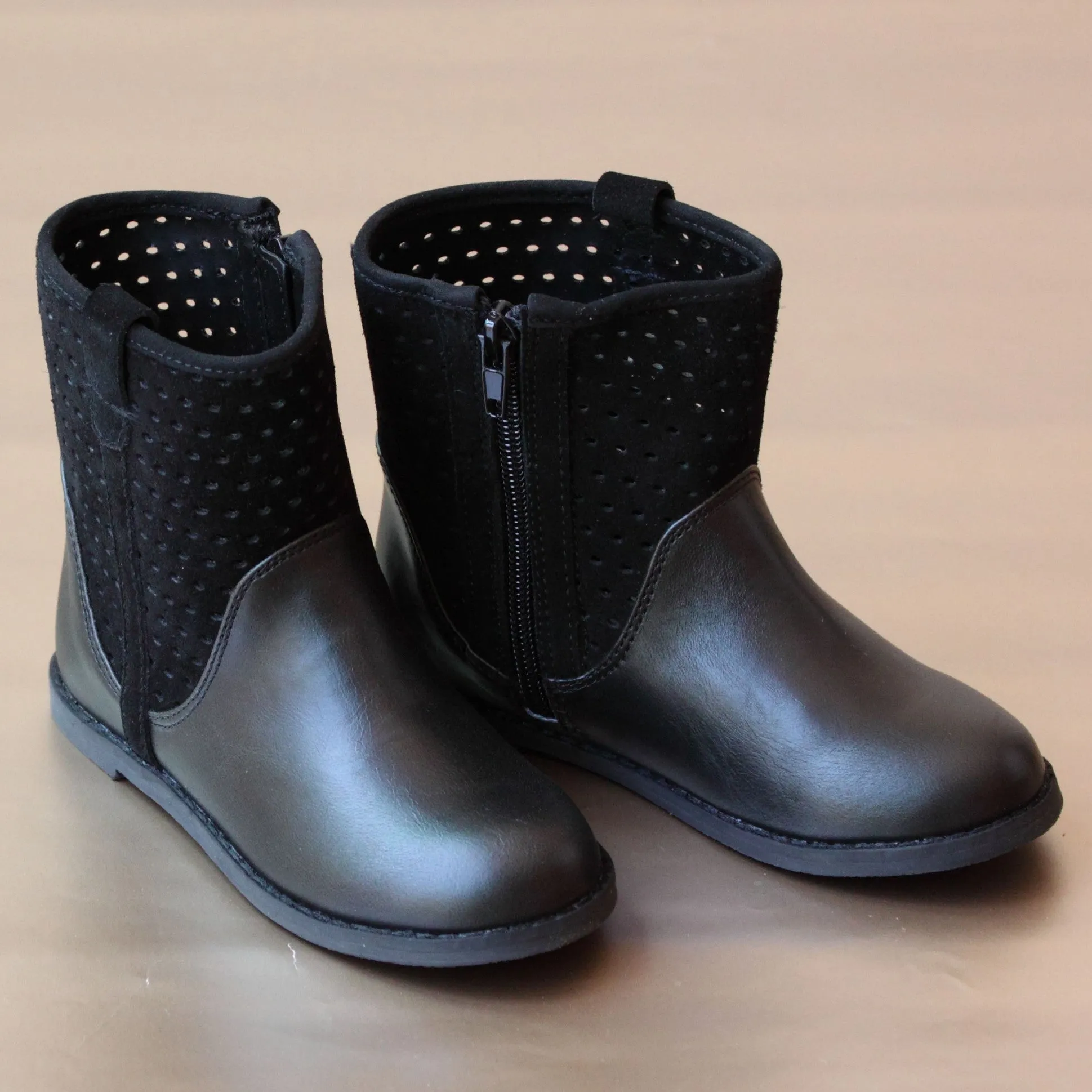 FINAL SALE: L'Amour Girls Perforated Ankle Boot
