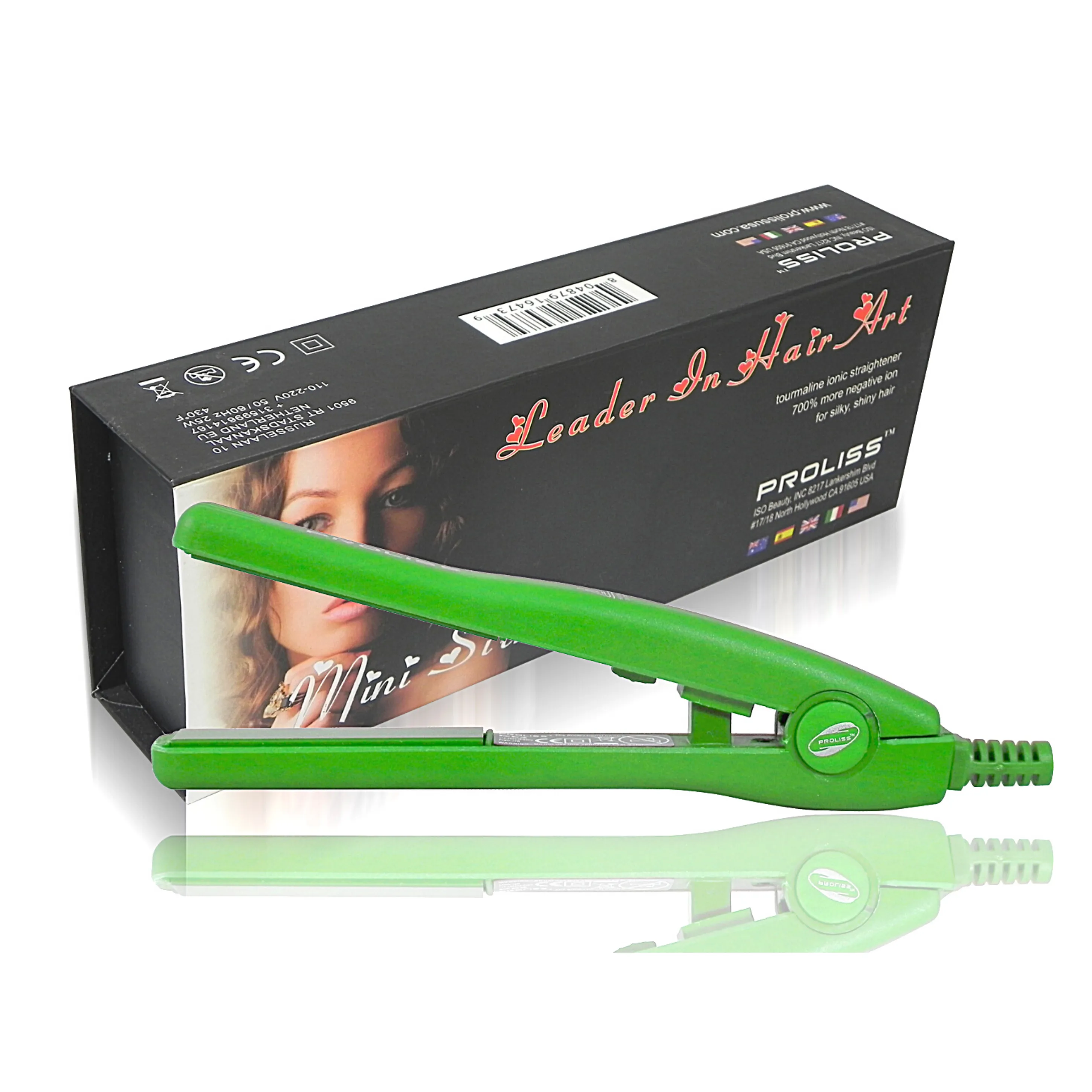 Green 0.5" Mini Silk | Flat Iron