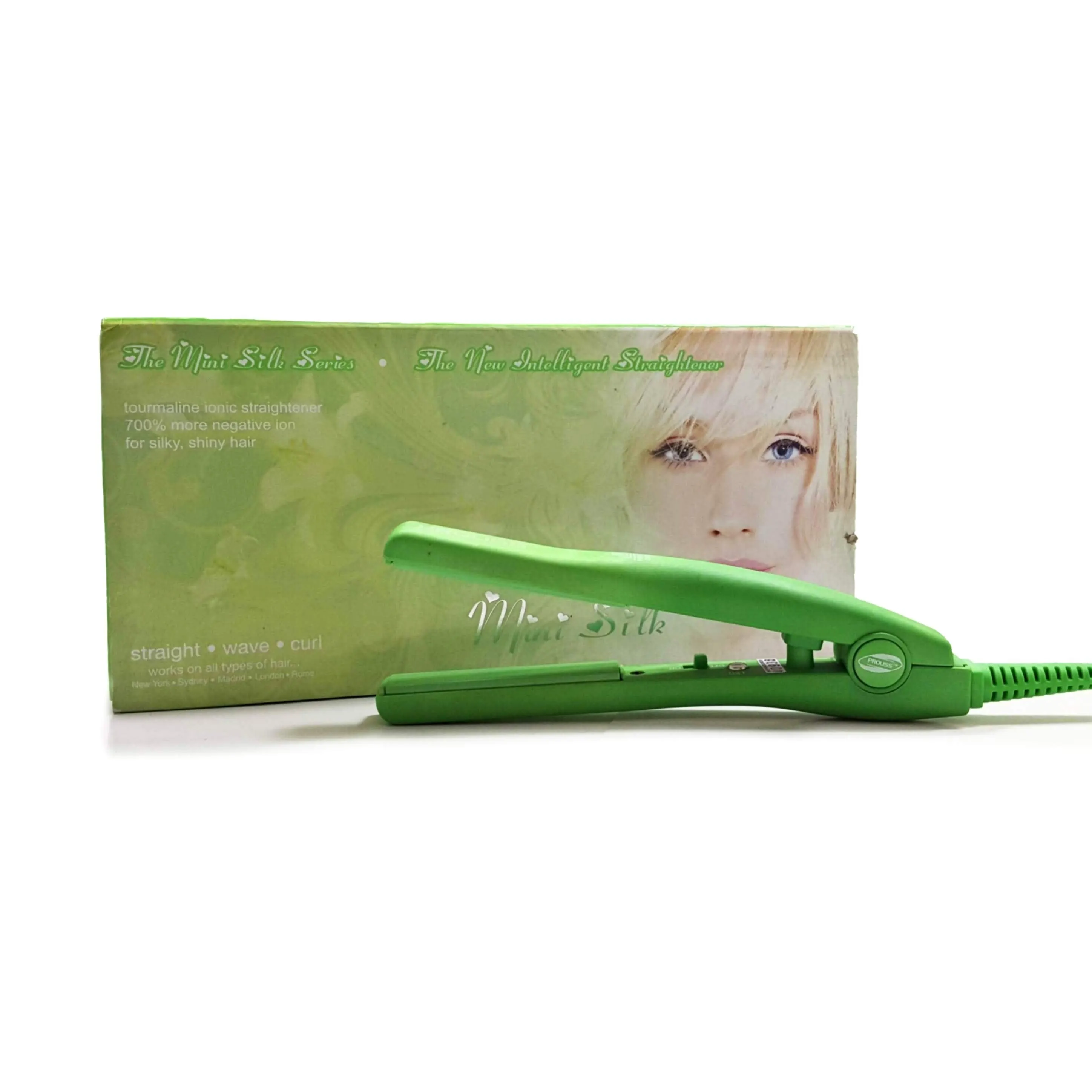 Green 0.5" Mini Silk | Flat Iron