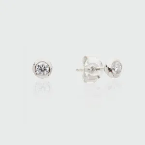 Hampton Sterling Silver & Cubic Zirconia Stud Earrings