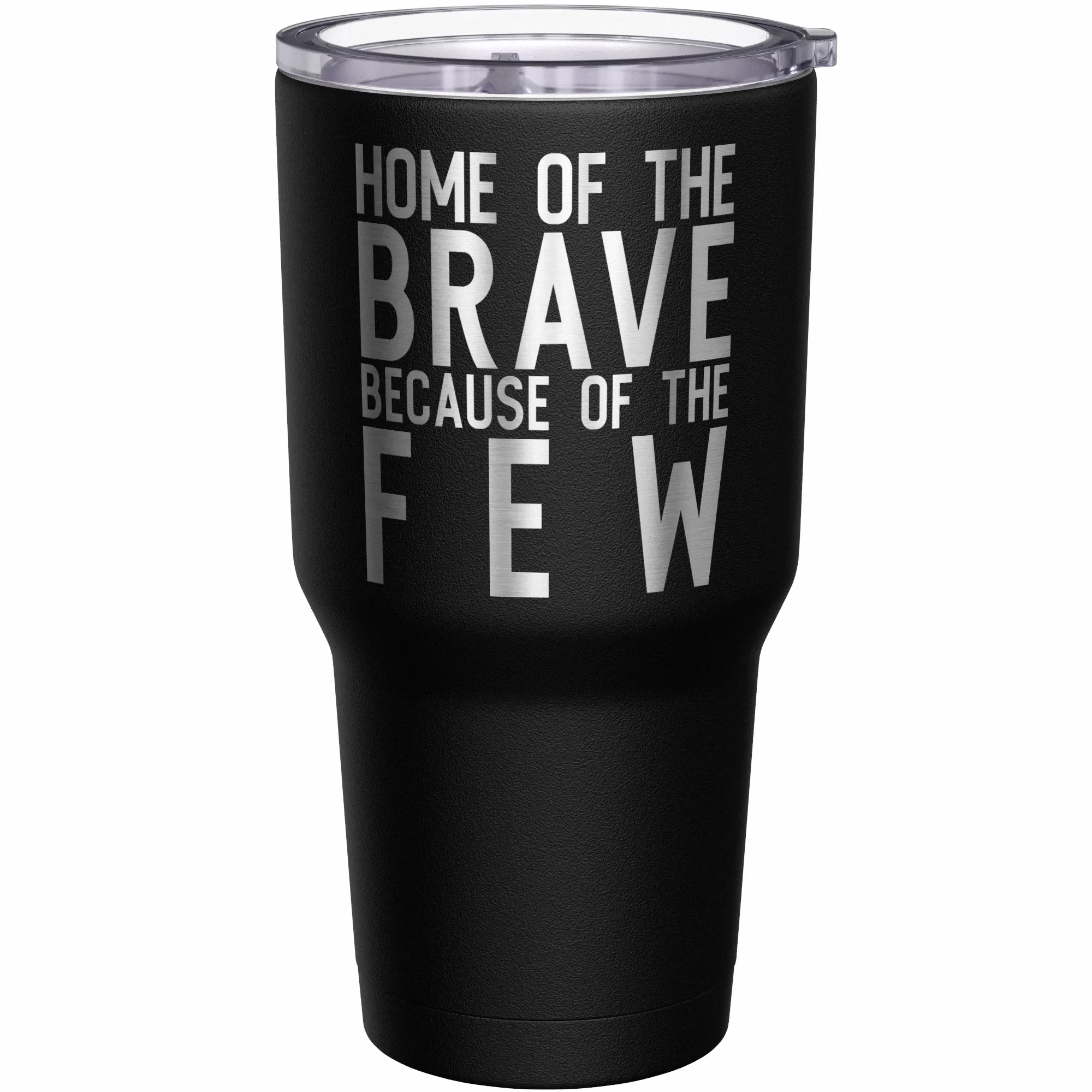 Home of the Brave   American Flag Stainless Steel Tumbler