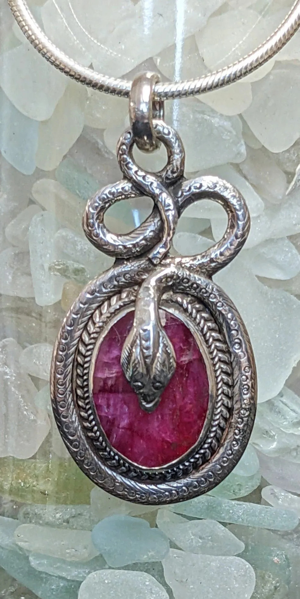 Intriguing Ruby Pendant