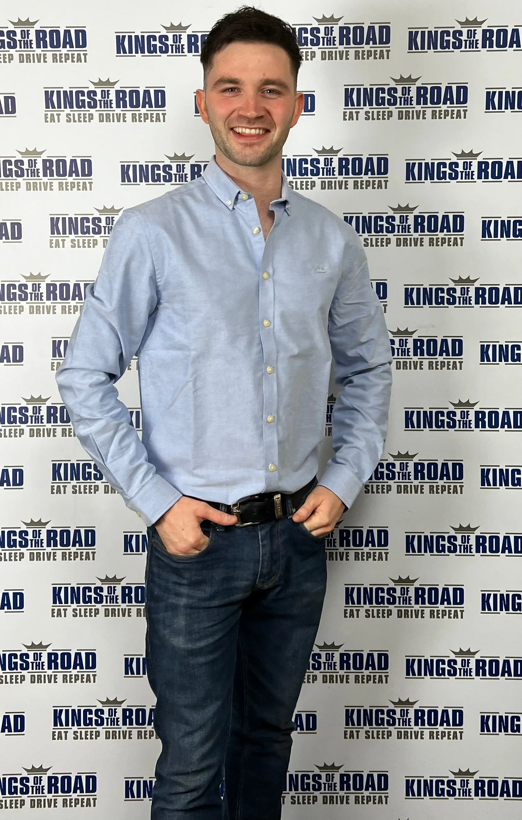 KINGS Mens Blue Shirt