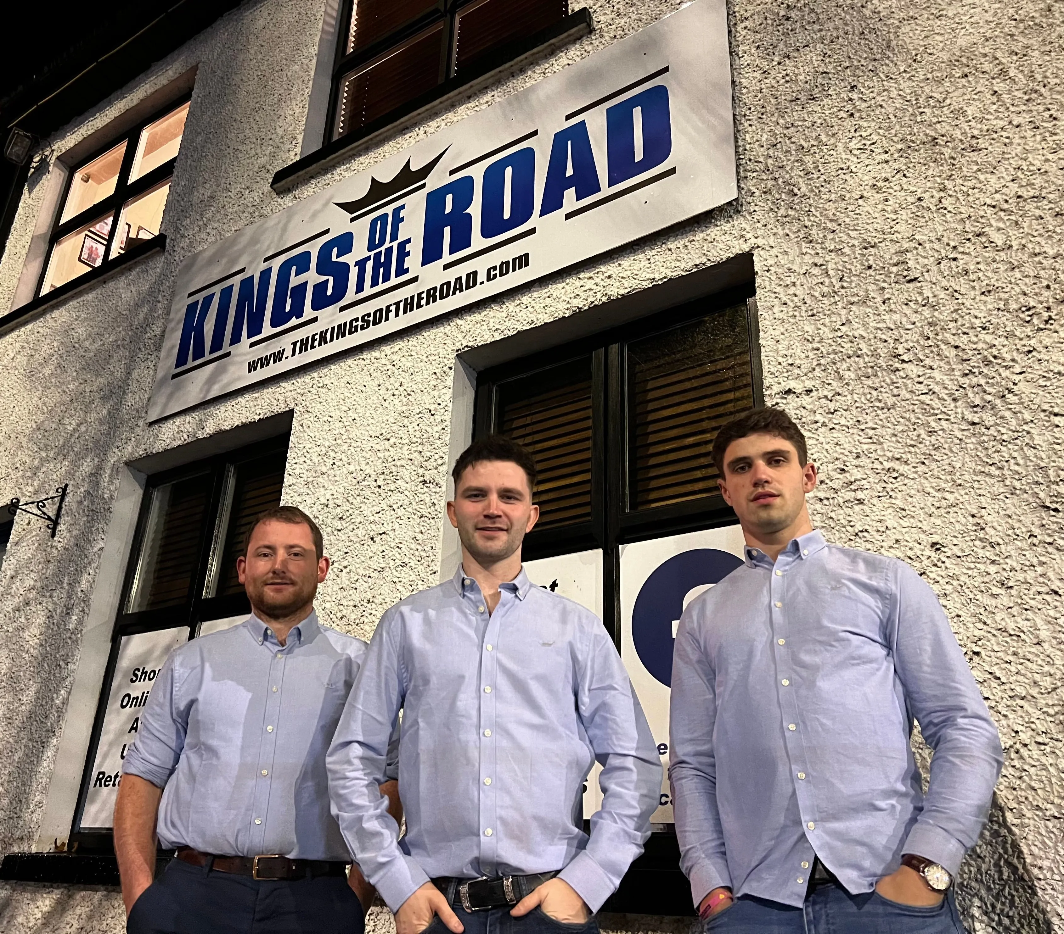 KINGS Mens Blue Shirt