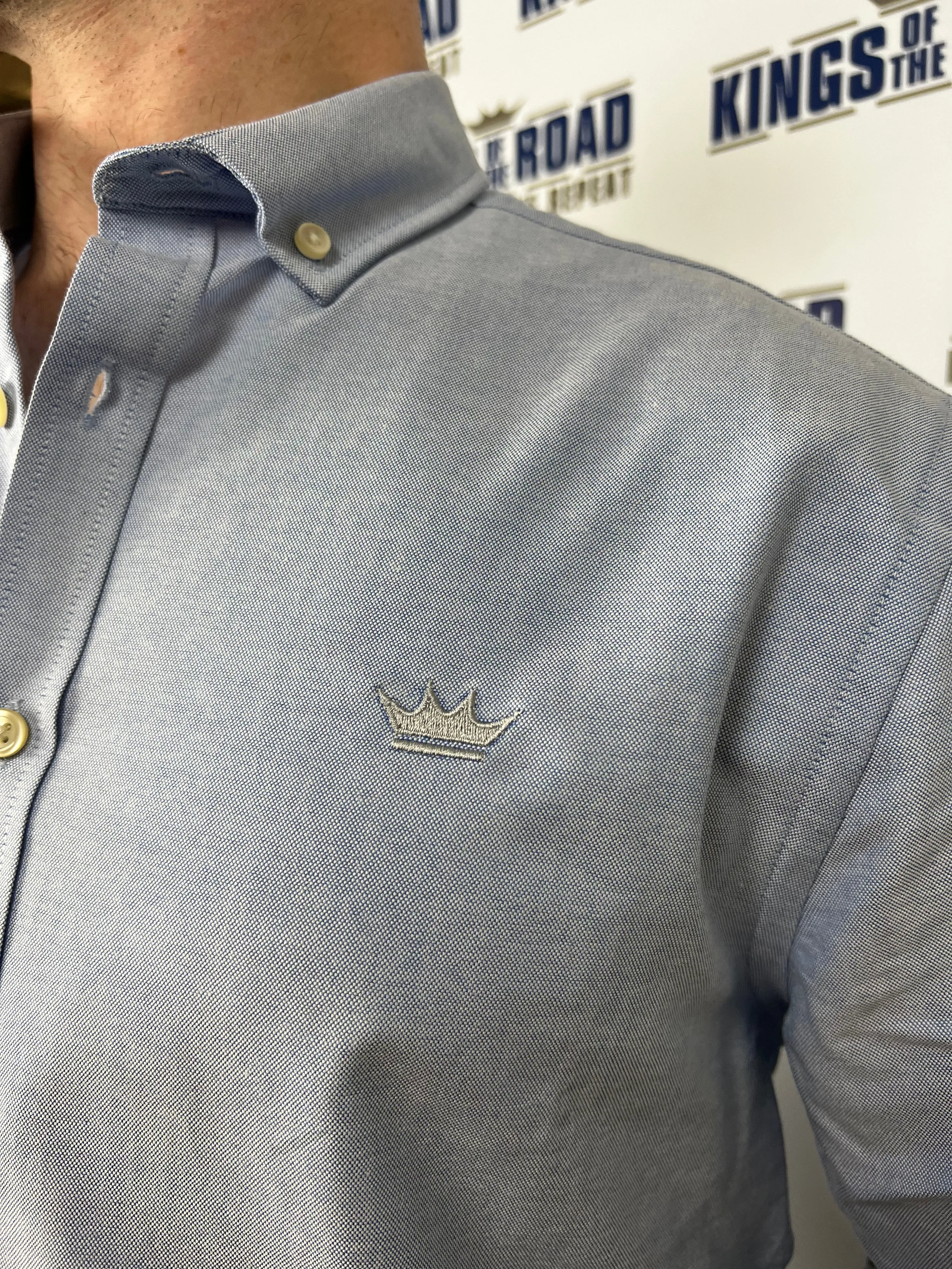 KINGS Mens Blue Shirt