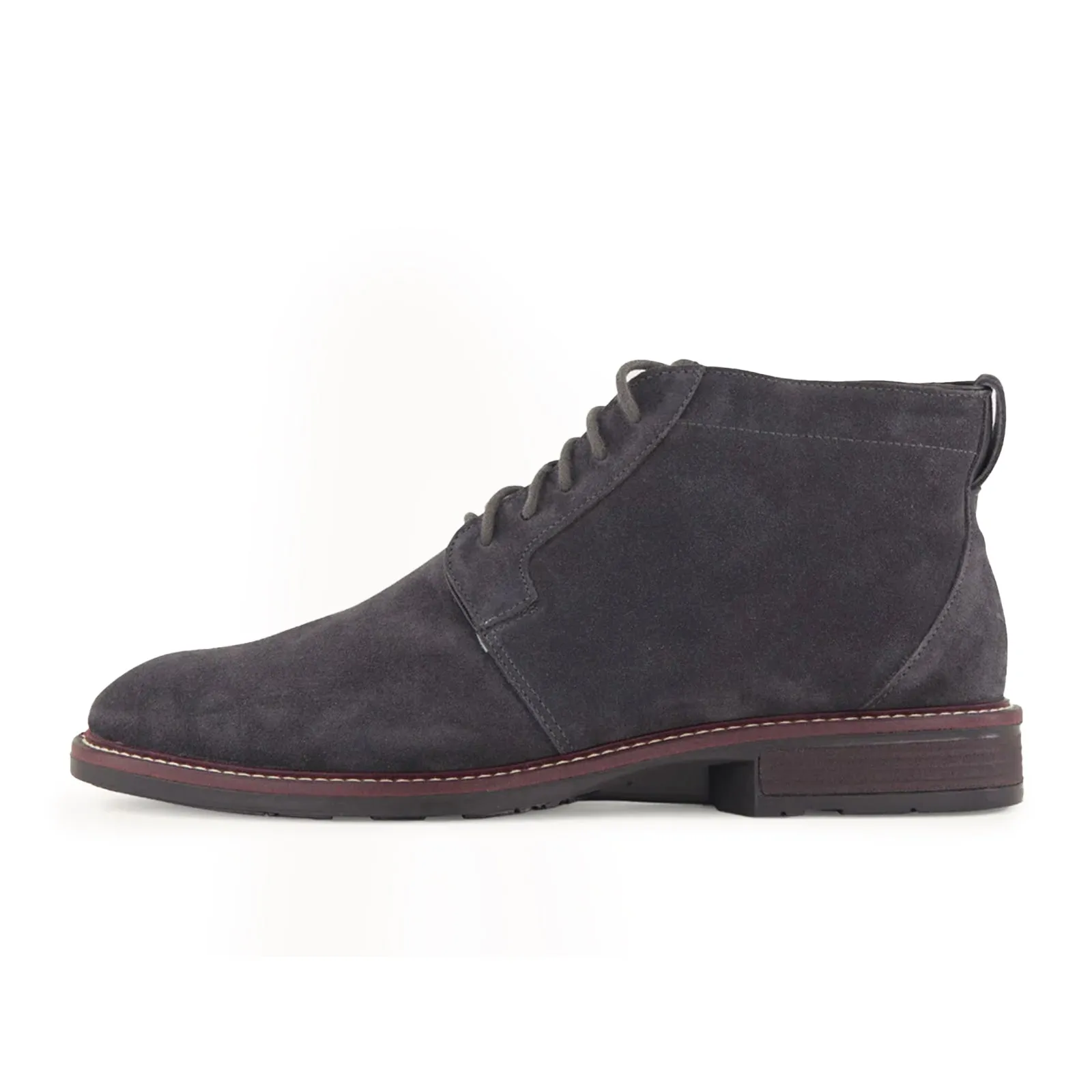 Naot Commander Ankle Boot (Men) - Charcoal Suede