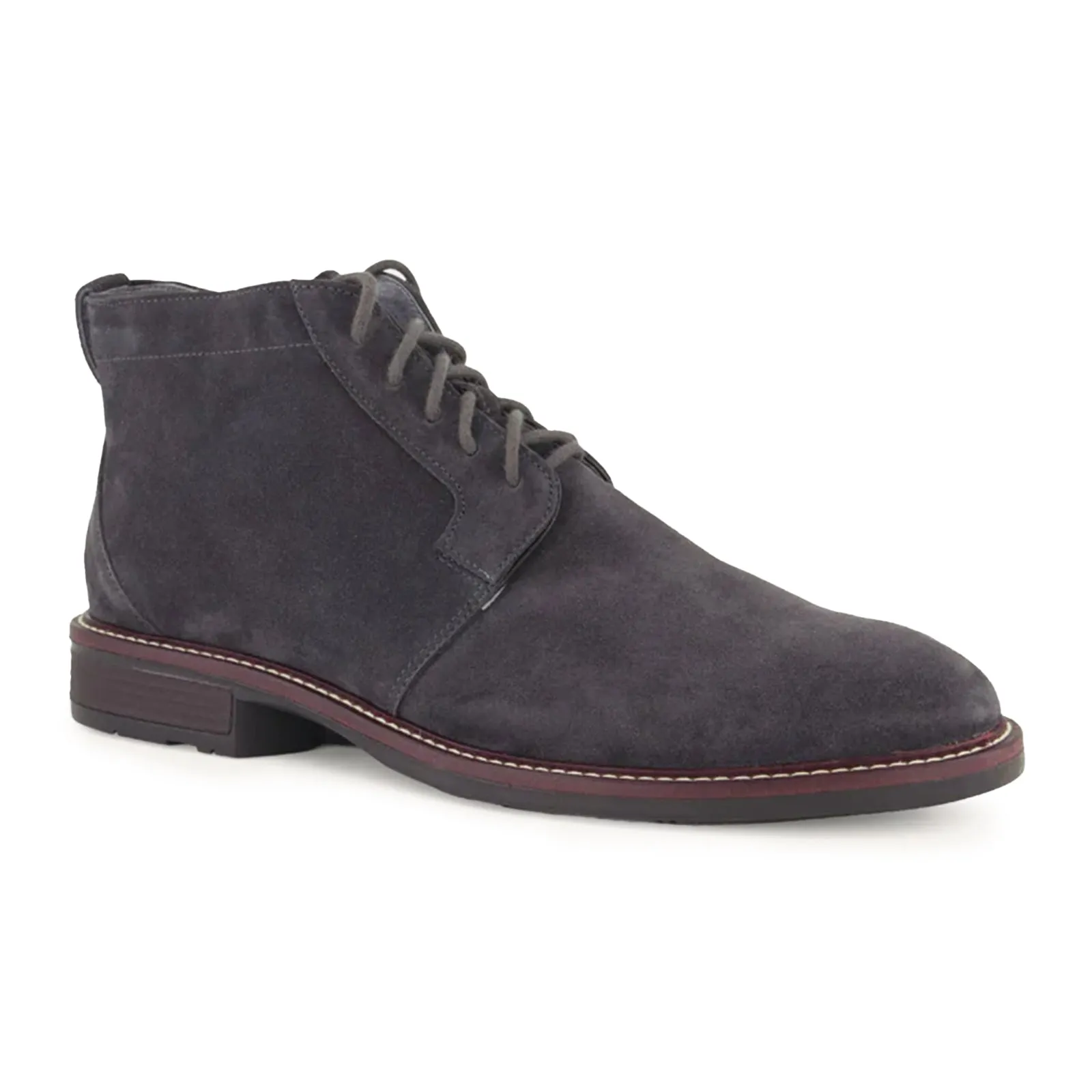 Naot Commander Ankle Boot (Men) - Charcoal Suede