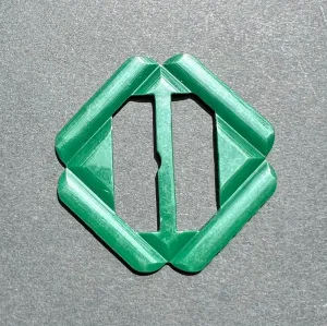 Racing Green Vintage Deco 5.5cm Buckle