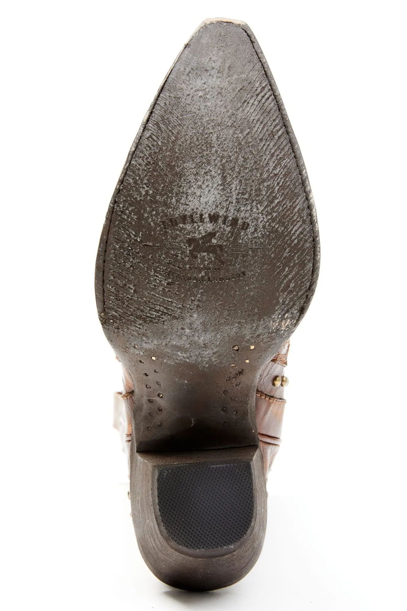 Rite-Away Brown Western Boots - Snip Toe