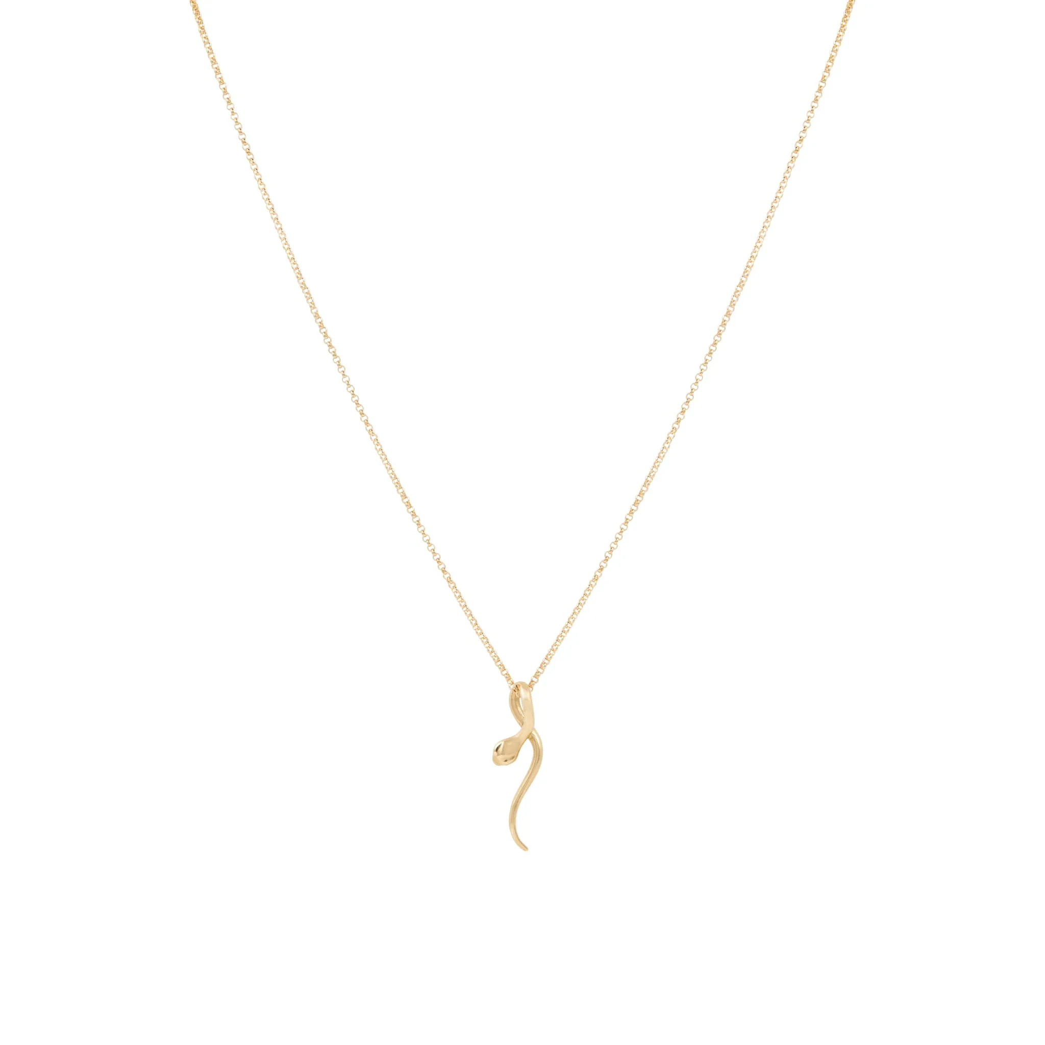 Snake Necklace - Solid Gold