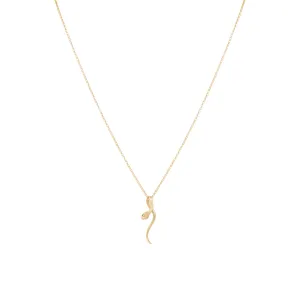 Snake Necklace - Solid Gold