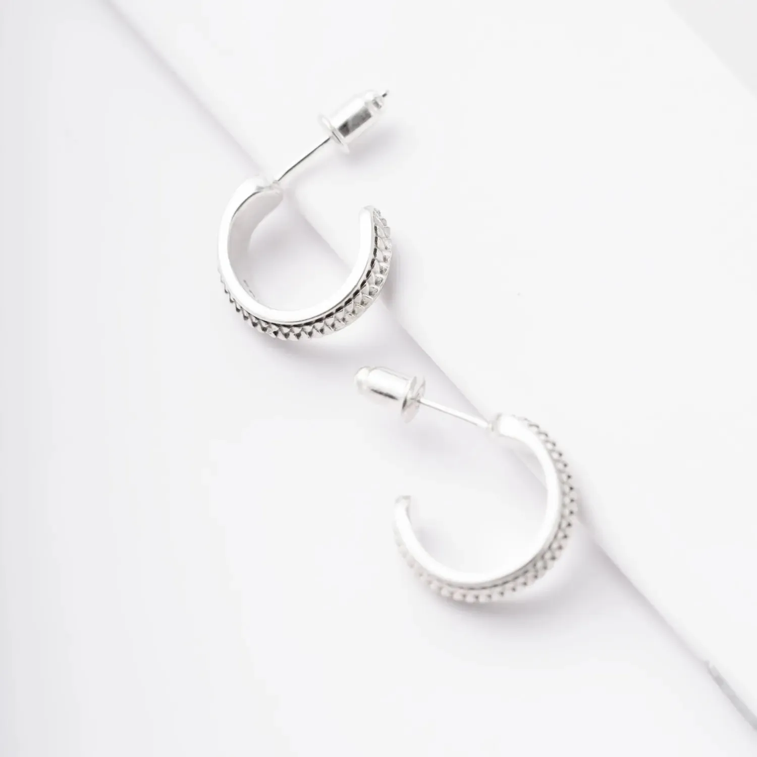 Snake Scale Stud Earrings