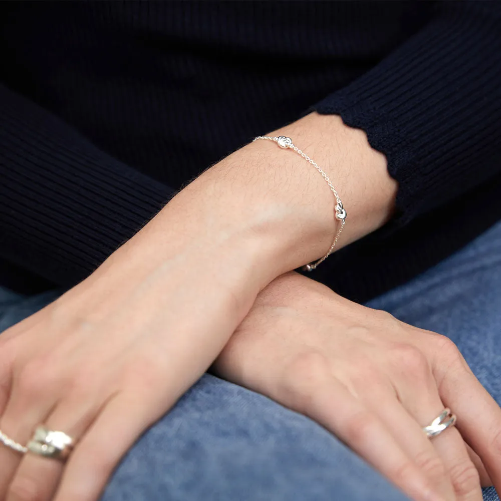 St Ives Silver Knot Bracelet