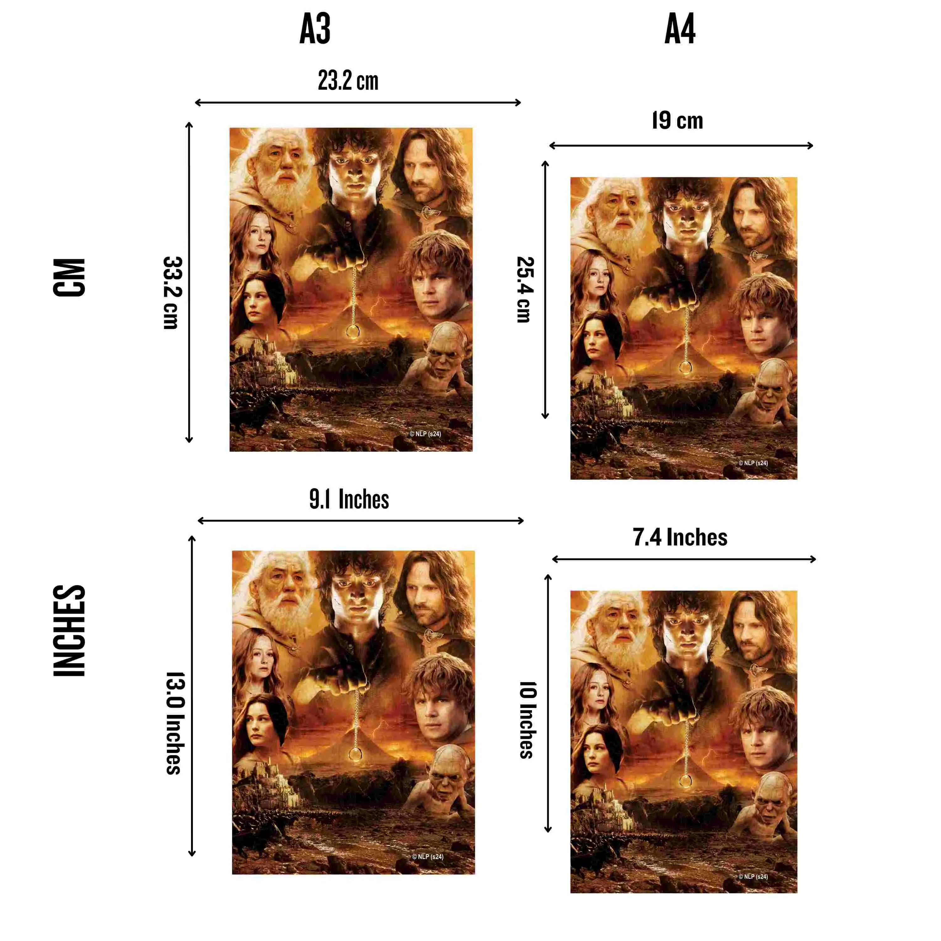 The Lord of the Rings - Wooden Jigsaw Puzzle