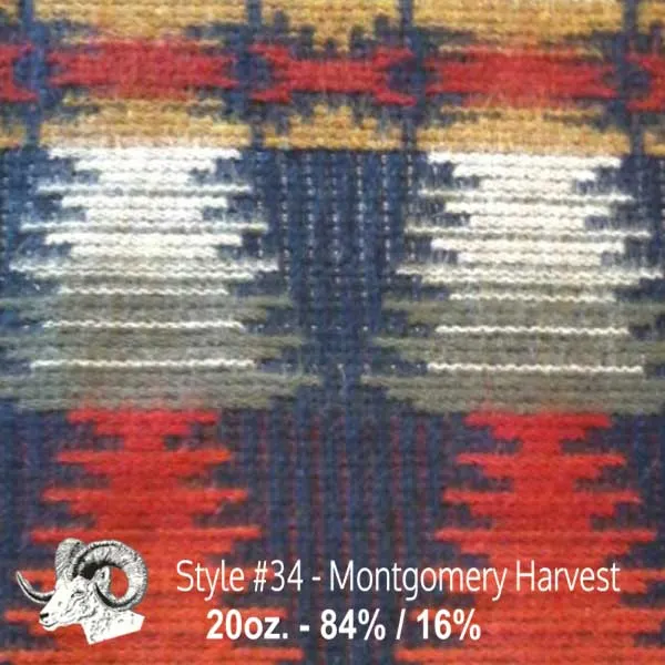 Wool Fabric By The Yard - 34 - Montgomery Harvest