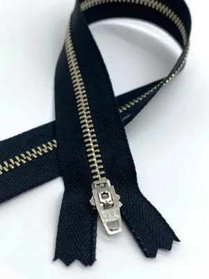 YKK® #4 Nickel c/e Black (580) Semi-Auto