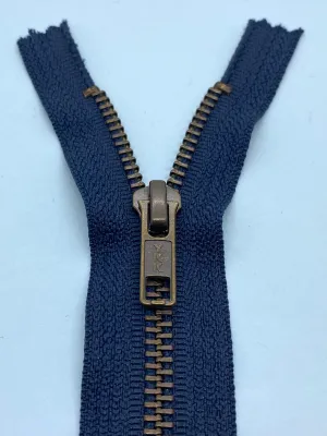 YKK® #5 Anti-Brass s/p Navy (560) DA Slider (Separating)