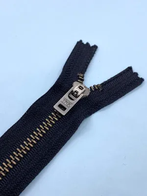 YKK® #5 Anti-Nickel c/e Black (580) Semi-Auto Pull