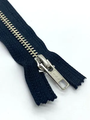 YKK® #5 Nickel c/e Black (580) DA Pull