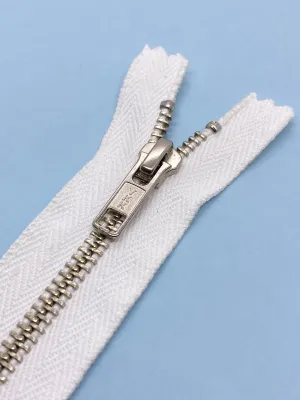 YKK® #5 Nickel c/e CC/501 (Dyeable) DA Pull