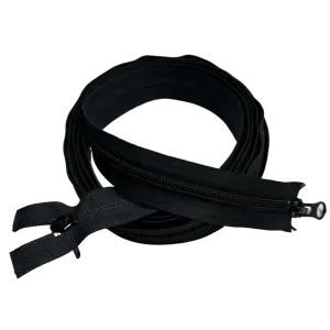 YKK 96" Coil #8 Separating Two-Way (Black) (Sold per Each)